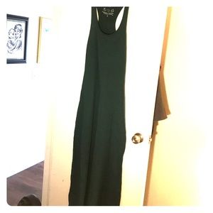 Maxi dress—denim green color— xtra long!!